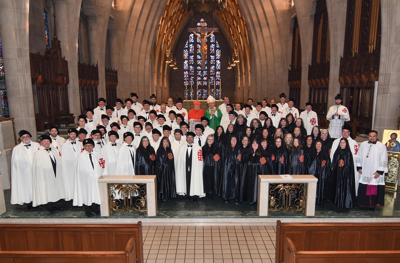 Diocesan residents promoted, invested in Equestrian Order of Holy Sepulchre