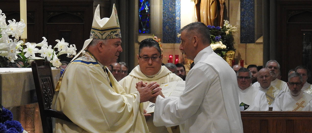 Four men begin service as permanent deacons in the Diocese of Cleveland