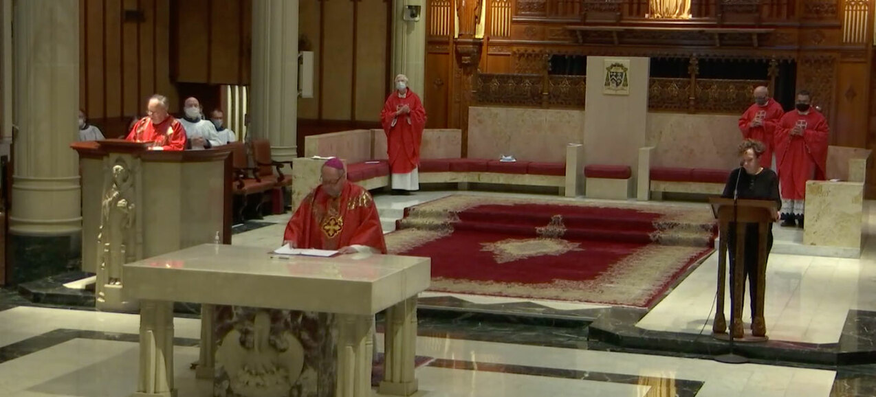 Somber Good Friday liturgy recalls Jesus’ sacrifice on the cross