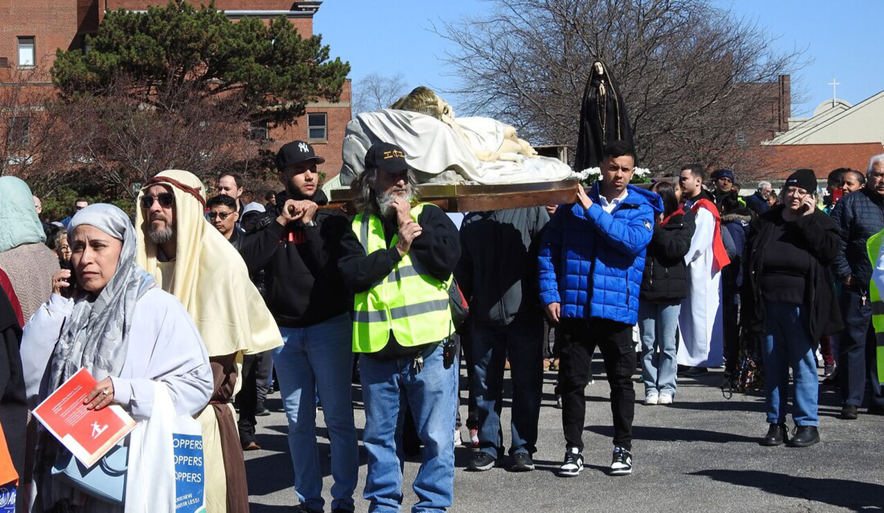 Annual Good Friday procession begins at St. Michael the Archangel Church