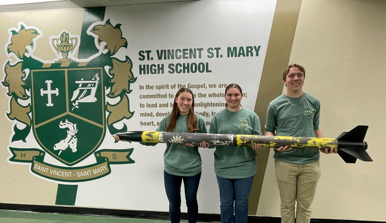 St. Vincent-St. Mary, Immaculate Heart of Mary compete in national NASA Student Launch Challenge