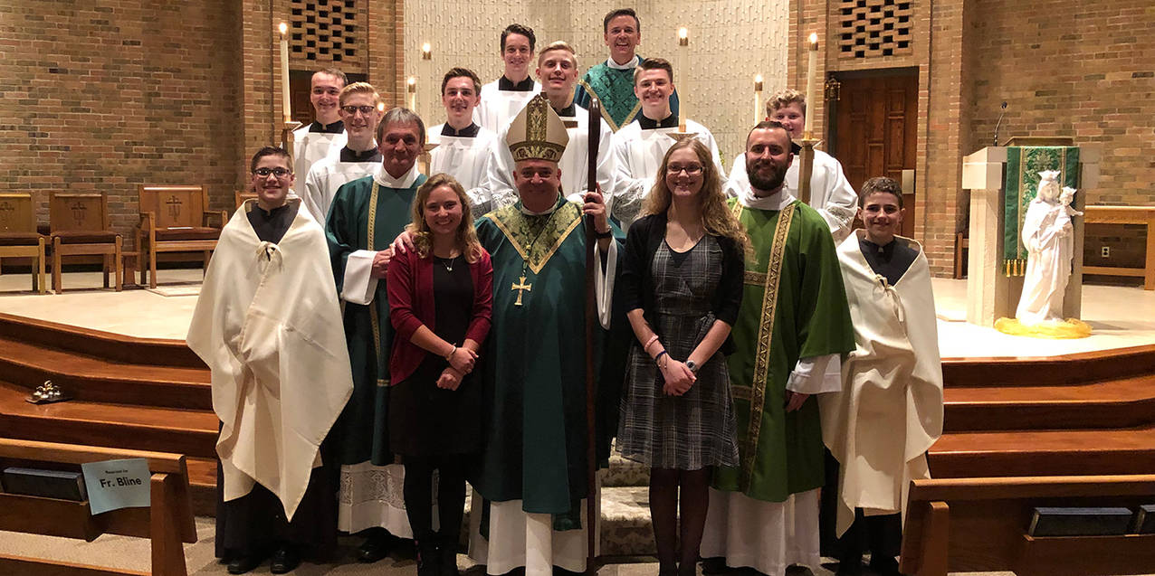 St. Francis de Sales Parish, School mark 70th anniversary with visit from bishop