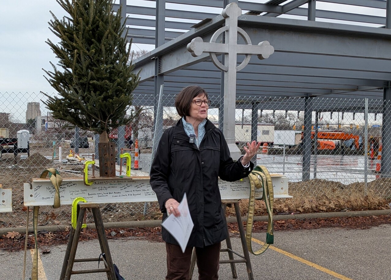 Women Religious Archives Collaboration celebrates building’s topping-out