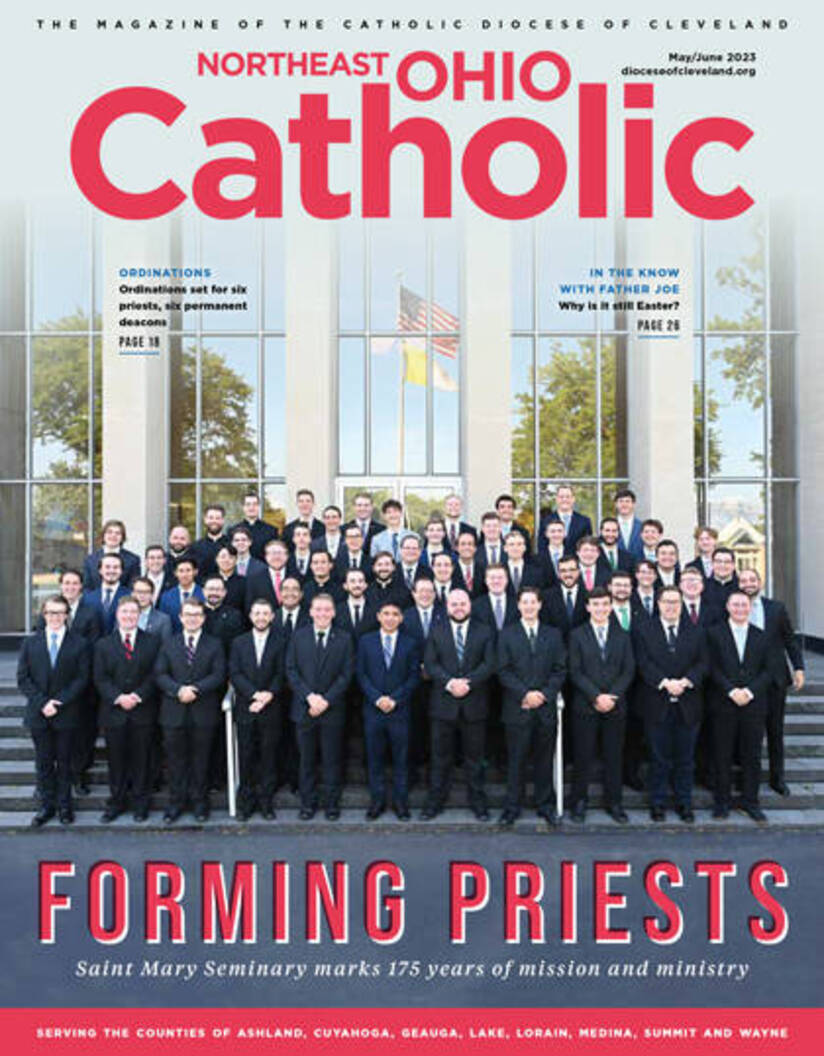 Northeast ohio catholc magazine cover may june 2023